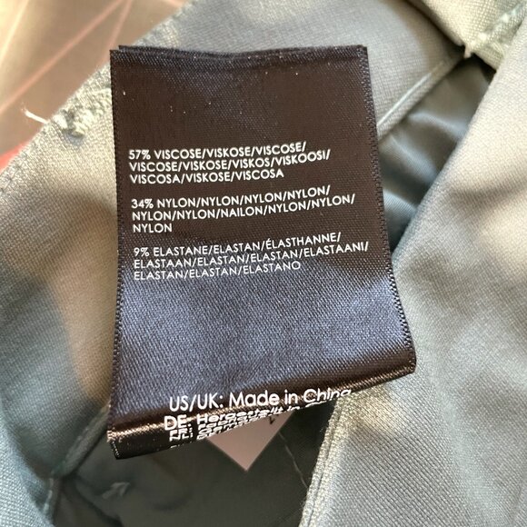 Liverpool Los Angeles Knit Trousers Pants Womans 14 Sage Green - Picture 9 of 10